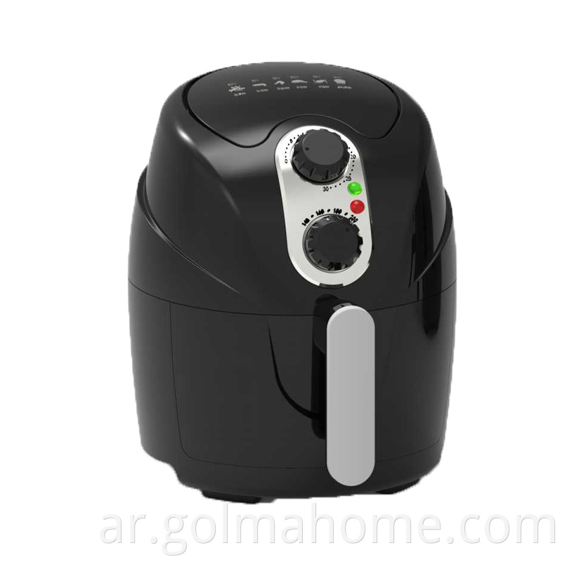 2.5L Electric Air Fryer Oil Free Healthy Cooking Digital Controls Removable Dishwasher-Safe Pan Home Deep Fryer